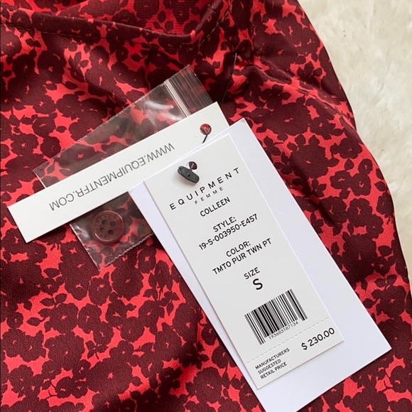 Equipment  Floral Sleeveless Blouse  Size SP - Picture 13 of 14